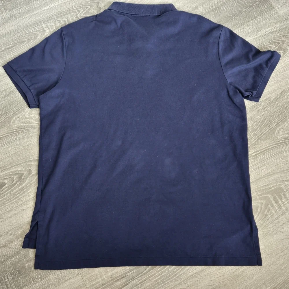 Polo Ralph Lauren Polo Mens XL Blue Pony Classic Fit Short Sleeve Pima Interlock